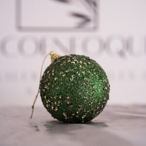 12 Bolas de Navidad Verde Espuma Diámetro 8 CM - Adornos de Árbol de Navidad para Decoración Navideña