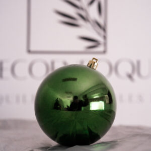 4 Piezas Bolas de Navidad Verde con acabado brillante y mate - Diámetro 10 CM - Adornos de Árbol de Navidad para Decoración Navideña