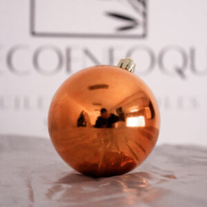 Bolas naranjas de navidad